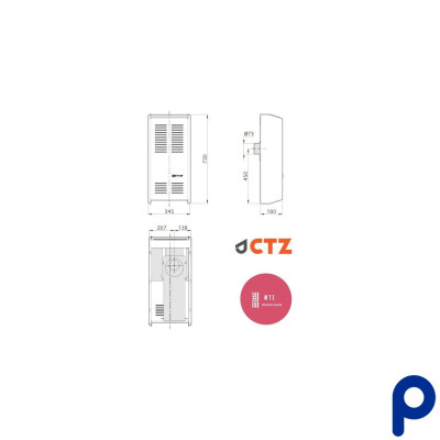 **Transformá tu Hogar en un Refugio Caliente: Estufa CTZ T-2500 TB**