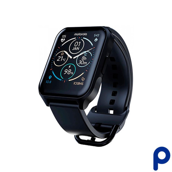 Smartwatch MOTOROLA W70 de 1.69 pulgadas, 43mm, IP67, GPS, SpO2, con malla lisa