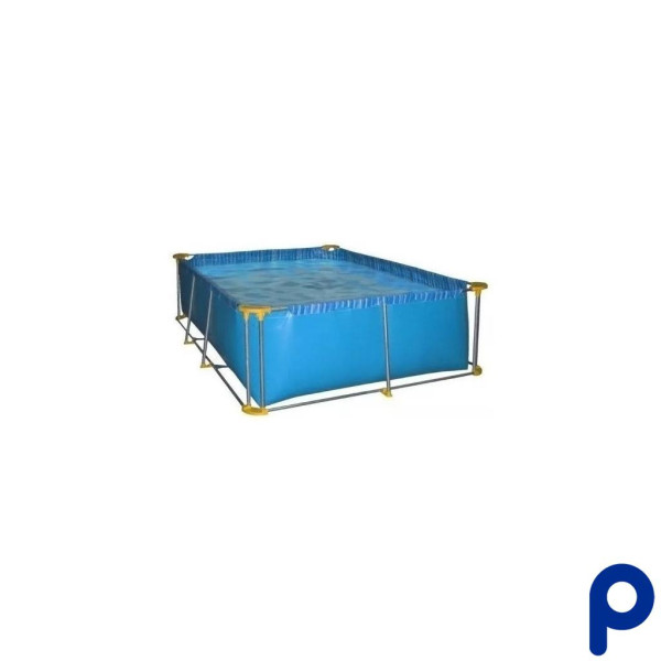 Pileta estructural rectangular de 400x200x65 cm con capacidad de 5200 litros de PILETIN