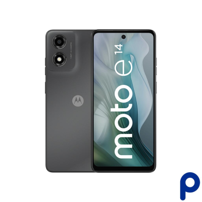 "Moto e14: Tu Cine Portátil con Sonido Dolby y Pantalla HD+"