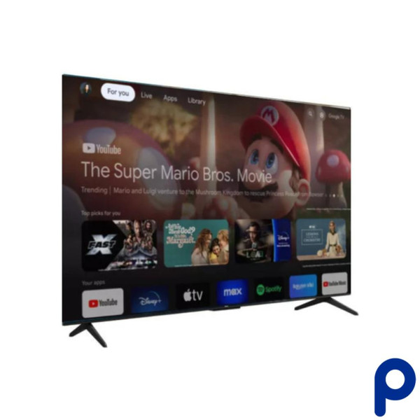 Smart TV QLED de 55 pulgadas RCA QL55TH100 con 4K, Google TV, Disney y Netflix