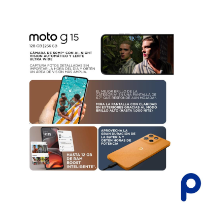 "Moto G15: Rendimiento Superior y Elegancia en tu Bolsillo"