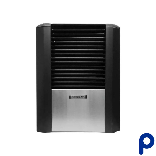 Calefactor de acero modelo TBU 6000 COPPENS, diseño peltre para colocación a la derecha