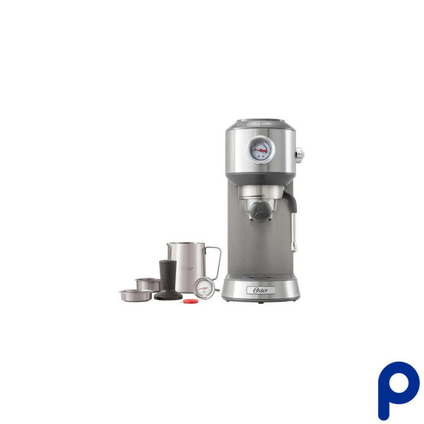 Cafetera compacta de espresso OSTER BVSTEM7200 en plata